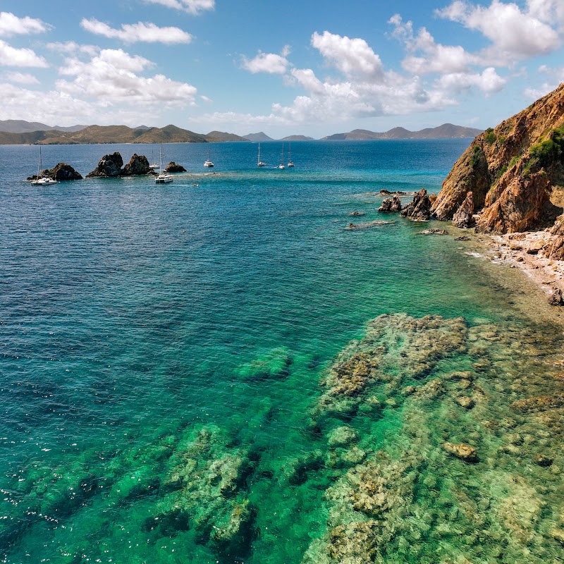 The Indians snorkel site near Norman Island, BVI